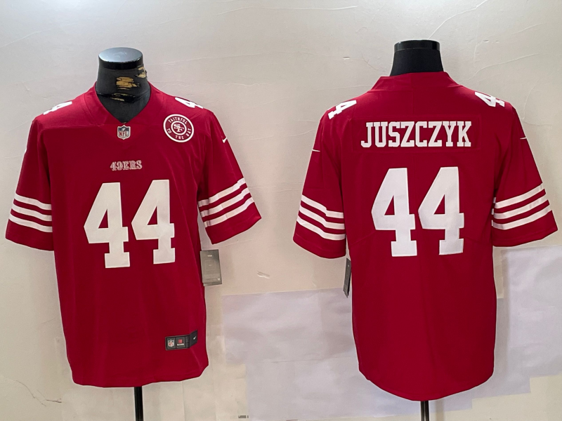 Men San Francisco 49ers #44 Juszczyk red 2025 Nike Limited NFL Jersey 005